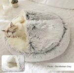 Pet Cave Bed: Snuggle Your Pup in Warmth! - Image 4