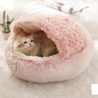 Pet Cave Bed: Snuggle Your Pup in Warmth!