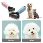 Pet Grooming Brush: Effortless De-shedding! - Image 2