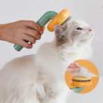 Pumpkin Pet Brush: Self Cleaning Slicker for Dogs & Cats!