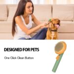 Pumpkin Pet Brush: Self Cleaning Slicker for Dogs & Cats! - Image 4