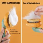 Pumpkin Pet Brush: Self Cleaning Slicker for Dogs & Cats! - Image 5
