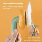 Pumpkin Pet Brush: Self Cleaning Slicker for Dogs & Cats! - Image 9