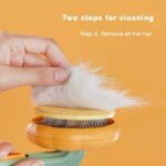Pumpkin Pet Brush: Self Cleaning Slicker for Dogs & Cats! - Image 10