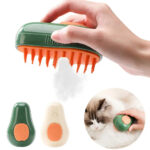 Self-Cleaning Steam Pet Brush 🐾