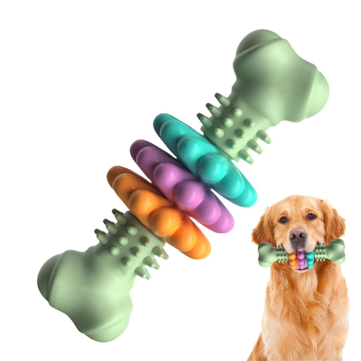 Indestructible Dog Chew Toy Bone! - Image 1