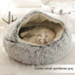 Pet Cave Bed: Snuggle Your Pup in Warmth! - Image 5
