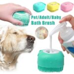 Spa Day for Pets! 🐾 Silicone Dog Bath Glove