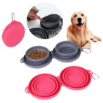 Collapsible Double Dog Bowl - Travel & Home!