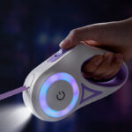 Retractable Dog Leash with Collar: Walk with Freedom!