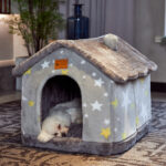 Cozy Pet Cave Bed: Warm & Comfy Winter Haven! - Image 2