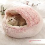 Pet Cave Bed: Snuggle Your Pup in Warmth! - Image 2