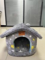 Cozy Pet Cave Bed: Warm & Comfy Winter Haven! - Image 10